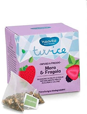 Neavita TWICE INFUSO a FREDDO MORA & FRAGOLA FILTROSCRIGNO 15 FILTRI