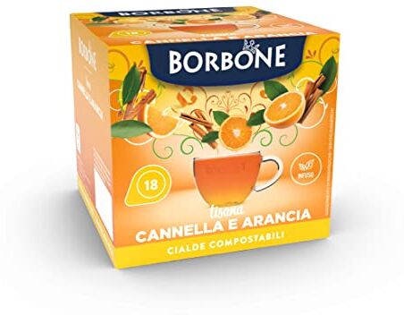 CAFFÈ BORBONE Tisana Cannella e Arancia 72 cialde (4 astucci da 18 cialde) Sistema ESE