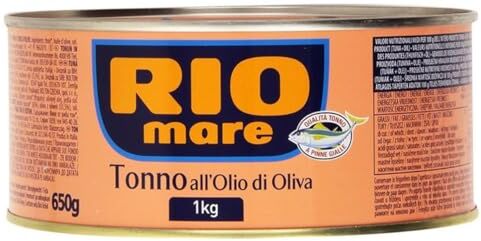 Generic Tonno in Scatola all'olio d'oliva Rio Mare 3 Confezioni da 1 kg