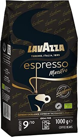 Lavazza Espresso Maestro 1 kg di chicchi di caffè tostati Maesteitica Bio Espresso secondo una ricetta originale del 1895