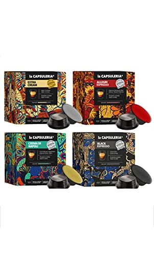 La Capsuleria ® Capsule compatibili con Lavazza A Modo Mio Kit Assaggio Degustazione 80 Caffè (80 Capsule)