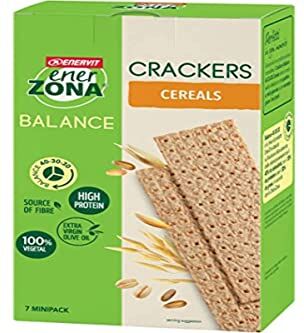 Enervit Enerzona Crackers Cereals 25 Grammi Confezione da 7 Mini Pack