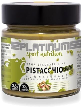 Platinum CREMA PROTEICA SPALMABILE PISTACCHIO CROCK. Formato da 250g.