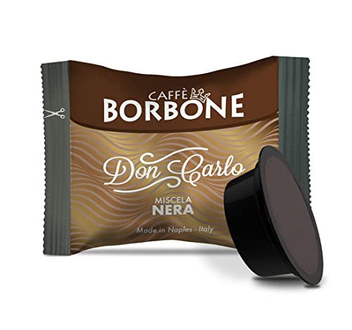 CAFFÈ BORBONE Don Carlo, Miscela Nera 100 Capsule Compatibili con le Macchine ad uso domestico Lavazza