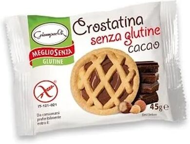 Generico Crostatina Giampaoli Crostata al Cacao Senza Glutine Monoporzione 10 pz da 45 g