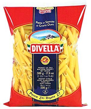 Generic DIVELLA PENNE ZITI RIGATE 500 gr. (5 CONFEZIONI DA 500gr)