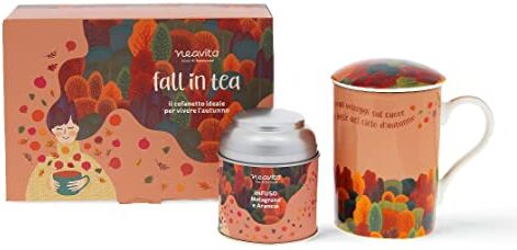 HP NEAVITA FALL IN TEA COFANETTO INFUSIERA + INFUSO MELAGRANA E ARANCIA