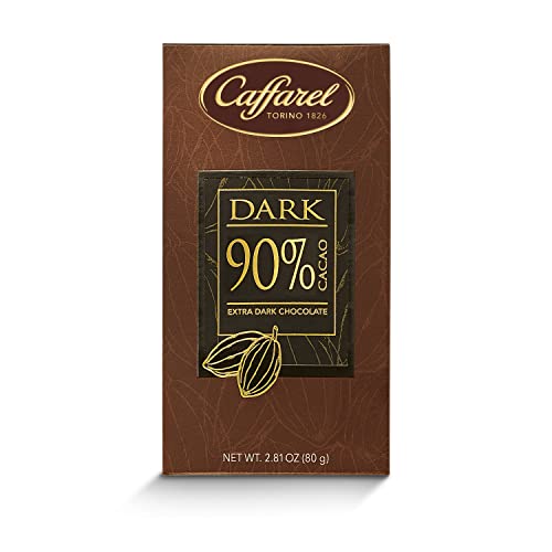 Lindt Caffarel Dark Tavoletta Extra Fondente 90%, Cioccolato, 80 Grammo