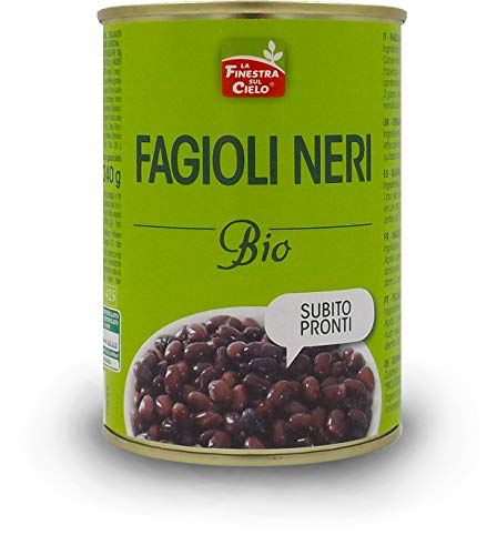LA FINESTRA SUL CIELO Fagioli Neri Pronti Bio 1 X 400 gr