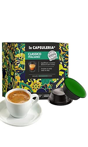 La Capsuleria Capsule compatibili con Lavazza A Modo Mio (CLASSICO ITALIANO (equilibrato), 128 Capsule)