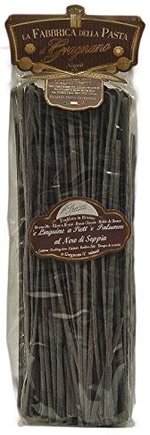 La Fabbrica della Pasta di Gragnano Linguine al nero di seppia 500 Gr. Cartone 16 Pezzi