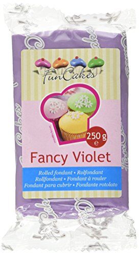 FunCakes Pasta di Zucchero Viola Fancy Pacco da 4 x 250 gr Totale: 1000 gr