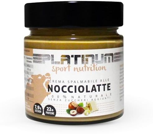 Platinum CREMA PROTEICA SPALMABILE NOCCIOLATTE. Formato da 250g.