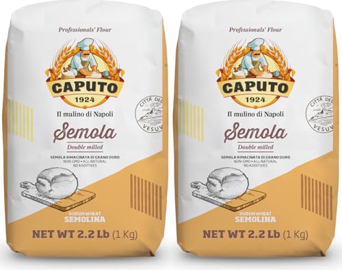 Caputo Antimo  00 Semola (Semolina Flour) 2 Pack, 1 kg