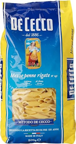 Generico 5X DE CECCO MEZZE PENNE RIGATE (5 PACCHI DA 500gr) 2,5 kg