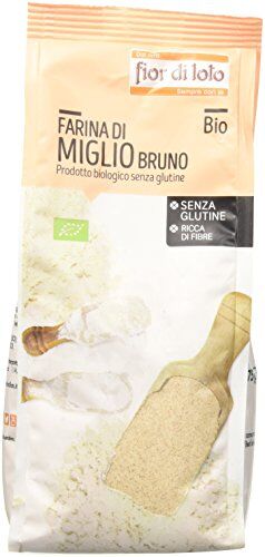 Fior di Loto Farina Di Miglio Bruno 2 pezzi da 375 g [750 g]