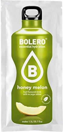 Bolero Drinks 72 bustine da 9 grammi gusto HONEY MELON Preparato istantaneo per Bevande con Stevia e Vitamina C e Senza Zucchero