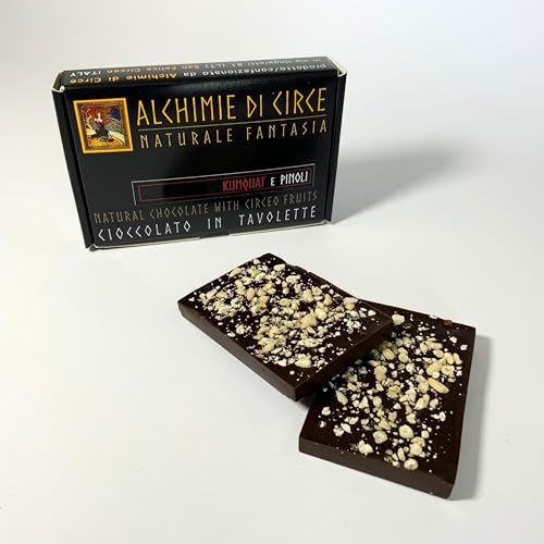 Generic Alchimie di Circe 300g Tavoletta Fondente Fichi e Noci Delizie Gourmet con Frutta Biologica Cioccolato Artigianale in Elegante Confezione Regalo