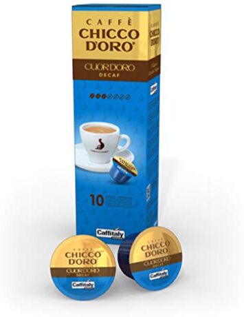 Chicco 100 Capsule Caffitaly System Caffè Cuor d'Oro Decaffeinato