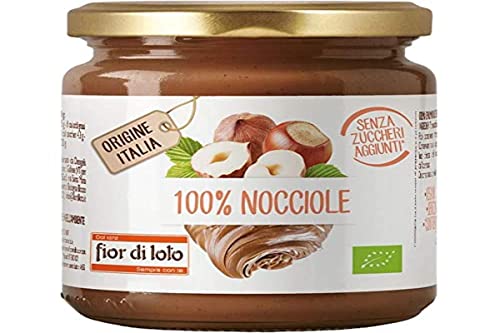 Fior di Loto Crema 100% Di Nocciole Tostate, 200g