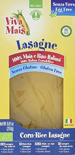 Probios Lasagne di Mais e Riso Bio Senza Glutine Confezione da 12 x 250g