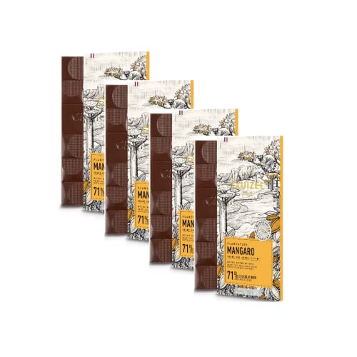 Generico Michel Cluizel   Tavoletta Piantagione Mangaro Madagascar   Tavoletta Cioccolato Nero Fondente 71% 4 x 70 Gr