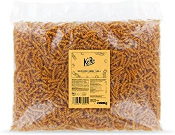 KoRo Fusilli di ceci bio 2 kg Farina di ceci 100% Ricchi di proteine vegetali Prodotto in Germania