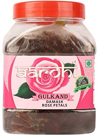 Tongari Ingredienti naturali fatti in casa puro damascato biologico fatto a mano rosa Gulkand (1 Kg)