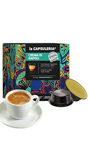 La Capsuleria Capsule compatibili con Lavazza A Modo Mio (CREMA DI NAPOLI (napoletano), 256 Capsule)