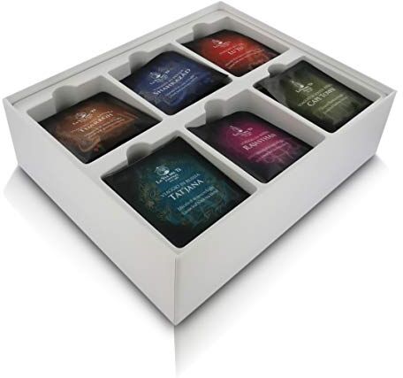 Via Confezione Regalo "Tea Travels": Tè Aromatizzati, 30 Filtri Incartati Singolarmente, Peso Netto Tot: 75g