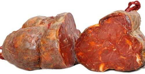 OLALLA 1 Pezzo 800 gr Morcon Iberico Bellota Presa Sottovuoto Elaborazione Tradizionale Simile al Chorizo ​​Iberico Bellota ma più succoso Salsicce Iberico Bellota Pata Negra