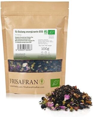 FRISAFRAN Tè Oolong energizzante Biologico   100Gr   Purificante   Ringiovanente   Tè Oolong   Oolong Tea   Oolong   Te' Oolong   The Oolong   Tea Oolong   The Oolong Dimagrante