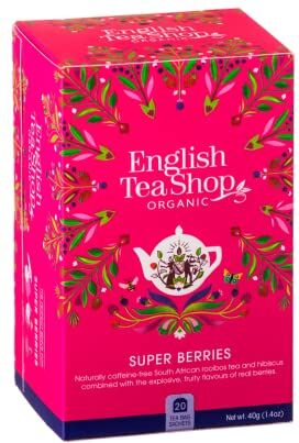 Generico English Tea Shop Tisana ai Frutti Rossi Senza Caffeina Made in Sri Lanka 1 x 20 Bustine di Tè (40 Grammi)