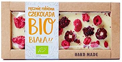 CUKIERNIA STAROPOLSKA CIOCCOLATO BIANCO BIO CON LAMPONE E MORA 53 g