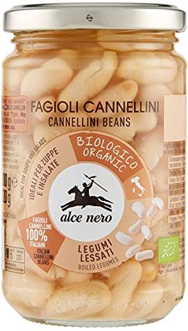 Alce Nero Fagioli cannellini lessati in vetro