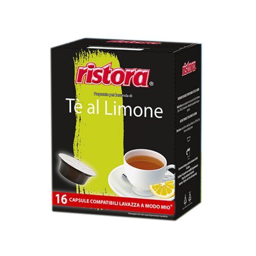 Ristora 64 Capsule Cialde  Compatibili Lavazza a Modo Mio Te The Limone