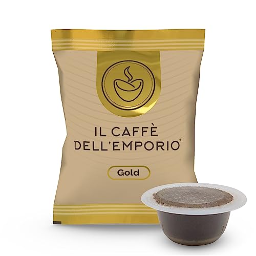 Il Caffè dell'Emporio Miscela Gold Oro Arabica Capsule Caffe Compatibili con Bialetti (Super, Mokona, Gioia e altre) (100)