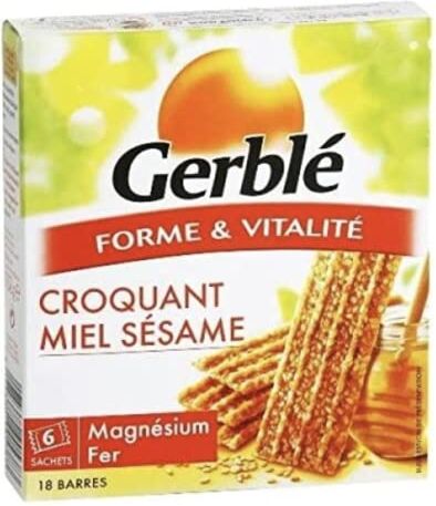 Gerblé Croccante Miele Di Sesamo 162G X4