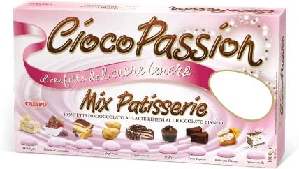 CRISPO Confetti Cioco Passion Mix Patisserie Rosa 1 Kg Gusti Assortiti