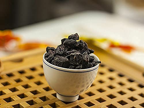 HELLOYOUNG Tisana alla frutta Tè alla frutta secca Biologico naturale commestibile Prugna scura affumicata Ebano (250g)