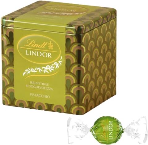 Lindt Cioccolatini Praline  Boules al Pistacchio Latta Anni '70 da 175 g Senza Glutine