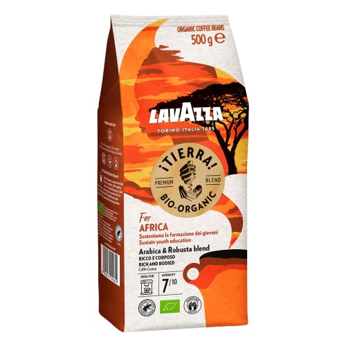 Lavazza Caffè in Grani Tierra For Africa Bio Organic, Confezione da 500g