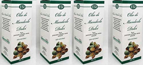 ESI Olio di mandorle dolci 500ml per 4 confezioni