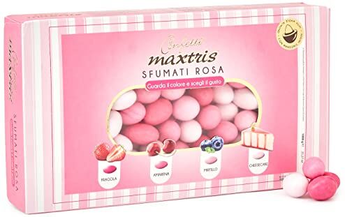 Confetti Maxtris , Sfumato Rosa, 1 kg 1000 gr