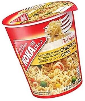 Generic SKKoka Cup Noodles Chicken and Corn 70g Box of 12