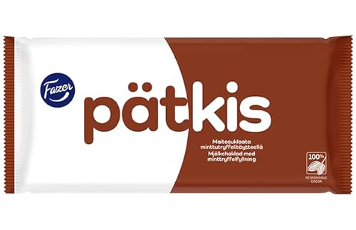 Fazer Patkis Cioccolato originale 12 Balken von 121 g 51,6 Unzen