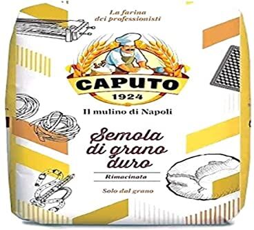 Caputo FARINA SEMOLA GRANO DURO TIPO 00  PIZZERIA PACCO 1kg LUNGA LIEVITAZIONE