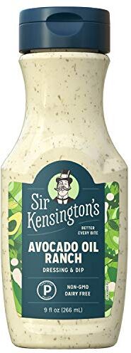 Sir Kensington's Spremere il condimento del Ranch con 100% Avocado Oil Classic con Lime 9 Florida. oncia.