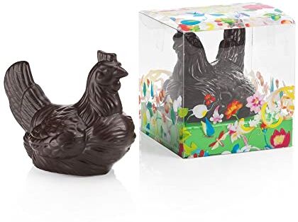 Venchi Collezione Pasqua Chioccia di Cioccolato Fondente, 100 g Idea Regalo Senza Glutine Vegano