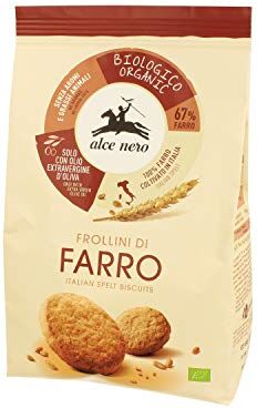 Alce Nero 4 x BISCOTTI ASSORTITI  PRODOTTI BIOLOGICI ORDINE MISTO (FARRO)